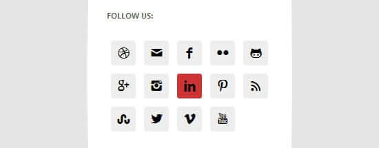 Simple Social Icons